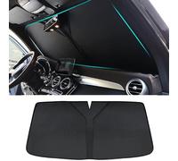 TTTao For Mercedes-Benz GL X166 2012-2023 Car Front Windscreen Sun Shade,Foldable Keep Cooler Windscreen Sun Shade Auto Interior Accessories