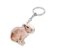 TTTLLNN Creative-Capybara Acrylic Keychain Keyring Cartoon Animal Capybaras Keyring Popular Bag Pendant Aaccessory, Style7, as described