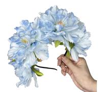 TTTLLNN Peony Headband Artificial Flower Headwear Wedding Party Photo Props Party Headwear Cosplay Accessories