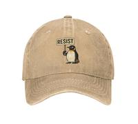 TTVXIHL Baseball caps for Men and Women,Baseball Cap Resist Penguin Activism Graphic Design Summer Casual Hip Hop Hats Couple Women Gym Snapback Cap