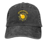 TTVXIHL Baseball caps for Men and Women,Big Golden Sun Baseball Caps Peaked Cap Many Lands Under One Sun Shade Hats for Men Women