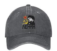 TTVXIHL Baseball caps for Men and Women,CCCP Russia Lenin Denim Baseball Cap Hunting Camping Hip Hop Hats Summer Women Men Classic Designer Baseball Caps