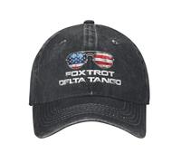 TTVXIHL Baseball caps for Men and Women,Foxtrots Deltas Tangos FDT Logo Casual Baseball Cap Hiking Fishing Hip Hop Hats Summer Sun Baseball Caps