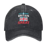 TTVXIHL Baseball caps for Men and Women,Reform UK Let's Make Britain Great Denim Baseball Cap Outdoor Trucker Dad Hat Summer Couple Women Casual Sunscreen Snapback Cap