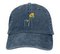 TTVXIHL Baseball caps for Men and Women,Summer Cap Sun Visor Reach for A Sunflower Hip Hop Caps Black Cat Cowboy Hat Peaked Hats