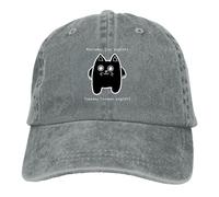 TTVXIHL Baseball caps for Men and Women,Summer Cap Sun Visor Tuesday Positive Kid's Drawing White Hip Hop Caps Black Cat Cowboy Hat Peaked Hats