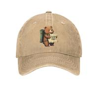 TTVXIHL Baseball caps for Men and Women,Summer Foxtrots Deltas Tangos Resist Bear Baseball Cap Sun Breathable Print Washed Trucker Hat Men Hunting Camping Snapback Cap