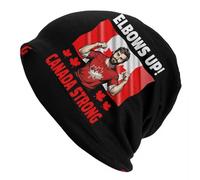 TTVXIHL Men's Autumn and Winter Warm hat for Women,Custom Elbows Up Canada Strong Skullies Beanies Caps Cool Winter Warm Men Women Knitting Hats Unisex Adult Bonnet Hats