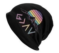 TTVXIHL Men's Autumn and Winter Warm hat for Women,God is Greater Than Up and Down Skullies Beanies Caps Cool Winter Warm Men Women Knitting Hat Adult Unisex Bonnet Hats