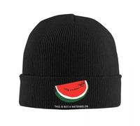 TTVXIHL Men's Autumn and Winter Warm hat for Women,This is Not A Watermelon Bonnet Hats Arabic Calligraphy Beanie Hats Custom Knitting Hat Autumn Unisex Adult Outdoor Warm Cap