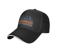 TTVXIHL Mens Sun hat Cowboy World Marathon Majors Colored Cap for Men Cap Man Summer Man Hat Baseball Cap Teachers Gifts