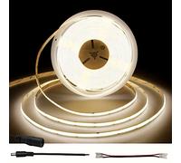 TTWAY COB LED Strip 10M, Natural White 4000K LED Strips (No Power Supply) | 8mm Width, Dimmable, Cuttable, Flexible Lightstrip DC24V Led Tape Lights , CRI 92 , COB Strip Lights for Bedroom Decoration
