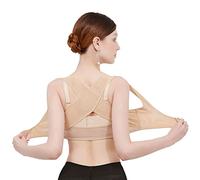 TTXP Humpback Posture Corrector Women Bra Support Chest Brace Up Shapewear Body Shaper For Hunchback,Beige-S