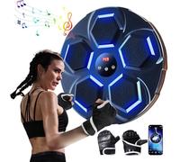 TTXSDYD Smart Music Boxing Machine 2024, Music Boxing Machine with Boxing Gloves, Wall-Mounted Boxing Machine, 18 Speed Modes and 9 Counting Mode for Adults and Kids Exercise (With Gloves)