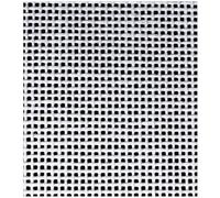 TTXXLL 18 Mesh Needlepoint Canvas 14"x17" Blank White Pure Cotton for DIY Handmade Crafts & Embroidery & Cross Stitch
