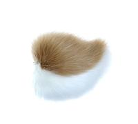 TTYAO REII Handmade Bunny Tail Brown and White Rabbit Tail for Christmas Cosplay Party Costume Accessories