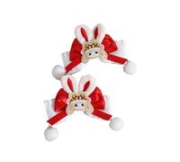 TTYAO REII Women's Bow Tie Hair Clips Girls Bunny Ears Barrette Hair Accessories for New Year Valentine's Day Party (Bunny)