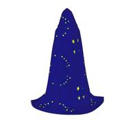TTYDOKLA Alaska State Flag Print Hooded Cloak,Wizard And Renaissance Costume Cape With Hood,For Role Play And Parties