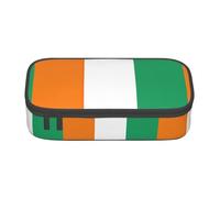 TTYDOKLA Flag of Cote D'Ivoire Print Oxford Cloth Pencil Pouch with Multiple Compartments,Great for Travel Or Office