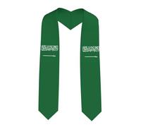 TTYDOKLA Flag Of Saudi Arabia Print Graduation Stole Class Commemorative Student Athlete Stole Customizable Graduation Shawl