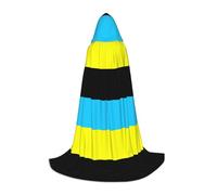 TTYDOKLA Flag Of The Sultanate Of Burongan Print Hooded Cloak,Wizard And Renaissance Costume Cape With Hood,For Role Play And Parties
