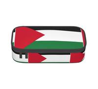 TTYDOKLA Palestine Flag Print Oxford Cloth Pencil Pouch with Multiple Compartments,Great for Travel Or Office