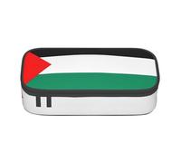 TTYDOKLA Palestine Flag Print Oxford Cloth Pencil Pouch with Multiple Compartments,Great for Travel Or Office