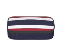 TTYDOKLA Thailand Flag Print Oxford Cloth Pencil Pouch with Multiple Compartments,Great for Travel Or Office