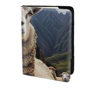 ttyuac Sheep Print Passport Holder 5.5 Inch, PU Leather Passport Cover for Travel, Airplane, Train & Holiday Adventures for Women Men Travelling Essentials