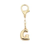 TTYY Initial Keychain For Women Handbag Charms Backpack Car Keyring for Sister Besties Mom Gold Letter Keychain, Gold-g, Medium