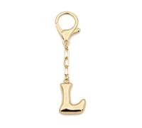 TTYY Initial Keychain For Women Handbag Charms Backpack Car Keyring for Sister Besties Mom Gold Letter Keychain, Gold-l, Medium