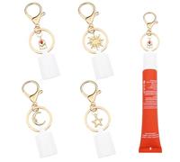 TTYY Keychain Cap for Summer Fridays 0.5 Oz, Classical Keychain Holder for LANGIGE 0.35 oz Lip Balm（No Lip Balm）