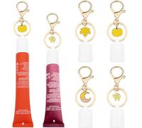TTYY Keychain Cap for Summer Fridays 0.5 Oz,Hallowmas Keychain Holder for LANGIGE 0.35 oz Lip Balm (No Lip Balm)