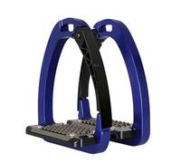 TTZGMTRC Horse Riding Safety Stirrups, Aluminium Stirrup, Anti-Slip Treads, Comfortable & Durable Aluminium Riding Stirrups with Wide Tread for Stability & Safety ,Blue