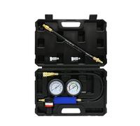 TU-21 Cylinder Leak Tester Compression Leakage Detector Double Gauge Petrol Engine Leakdown Detection Test Tool Precision Monitoring(With Box)