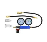 TU-21 Cylinder Leak Tester Compression Leakage Detector Double Gauge Petrol Engine Leakdown Detection Test Tool Precision Monitoring(No Box)
