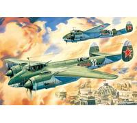 Tu-2s, WWII Soviet Bomber 1:72 Plastic Model Kit ICM