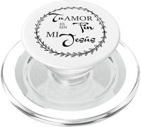 Tu amor es sin fin mí Jesús. PopSockets PopGrip for MagSafe