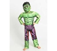 TU Avengers Incredible Hulk Costume & Mask 9-10 Years