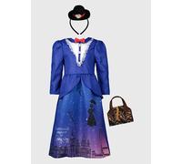 TU Officially Licensed Mary Poppins fancy dress Costume with Headband Hat and Bag Age 7-8