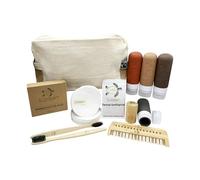 Tu-Untangle Zero Waste Toiletry Kit - Eco-Friendly Travel Set - Earth Brown
