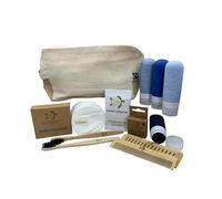 Tu-Untangle Zero Waste Toiletry Kit - Eco-Friendly Travel Set & Sustainable Gift for Men and Women