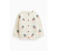Tu x Morris & Co. Cream Strawberry Thief Print Embroidered Cardigan 3-6 months