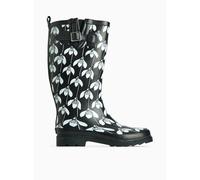 Tu X Scion Mono Snowdrop Print Long Leg Wellies 4