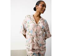 Tu X Scion Pink Fringed Poppy Print Traditional Pyjamas M