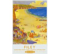 TU97 Vintage Discover France French Riviera Railways Travel Poster Re-Print - A2+ (610 x 432mm) 24" x 17"