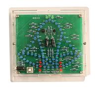 Tuabyem DIY Electronic Kit DC 4.5-5V Swing Wind Chime Windbell Soldering Project Practice Learning Kit, with Acrylic Case