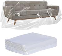TUAKIMCE 1 Pack Plastic Sofa Cover, Sofa Storage Bag, Waterproof Sofas Protection Cover, Proof Dust Covers for Furniture, Sofa Protector Bags for Sofas, Bed,Couch,Ground, 300cm x 200cm