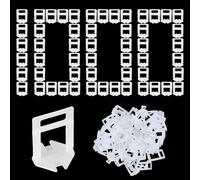 TUAKIMCE 1000Pcs Tile Leveling System 3mm,Tile Spacer Clips for Floor Wall, Tile Installation Tool for Professional Ceramic Tile and Stone Installation, Spacers Only