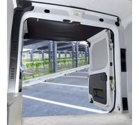 TUAKIMCE Rear Barn Door Awning Cover, Heavy Duty Thickened 600D Oxford Fabric Waterproof Sun Shade Protection, PVC Coating Drive Away Awning for T5 T5.1 T6